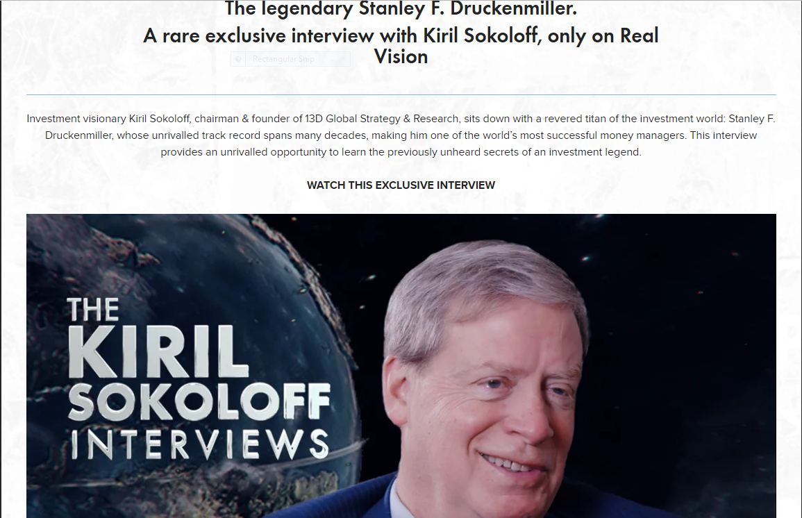 On My Radar: Stan Druckenmiller – Pieces of the Puzzle - CMG